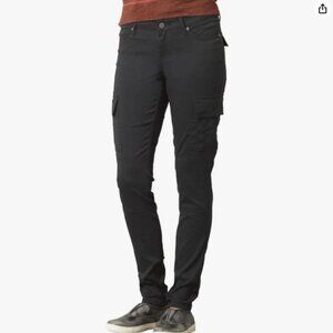 PRANA MEME CARGO SKINNY PANTS Size 4 Black